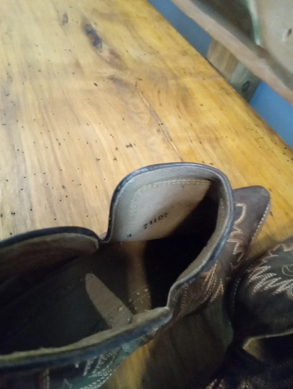 Ariat Dixxon Western Bootie Sz8 10027282 Full Grain Leather Hand Crafted Mexico